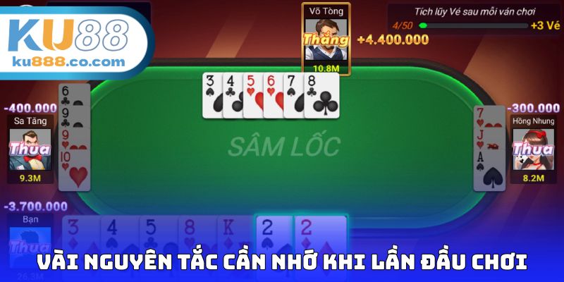 Vài nguyên tắc cơ bản cần nhớ khi lần đầu chơi